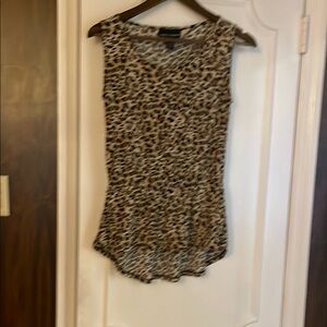 Isabella Rodriguez Animal Print Tank Top
